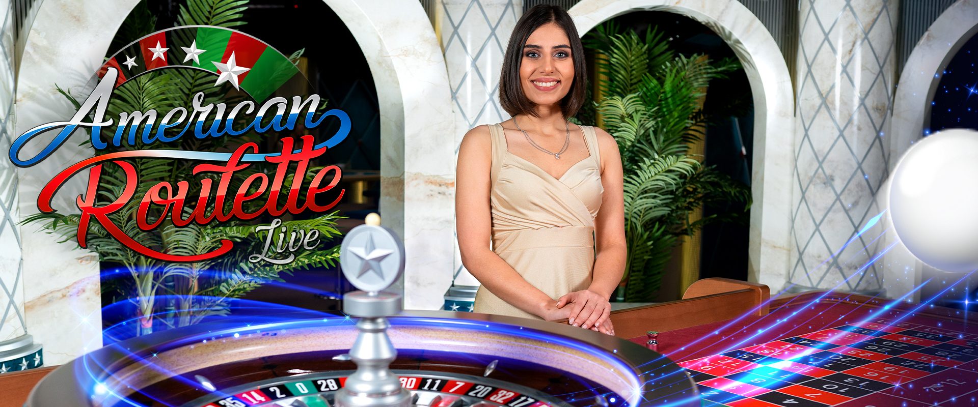 The Live Casino Game American Roulette from Evolution