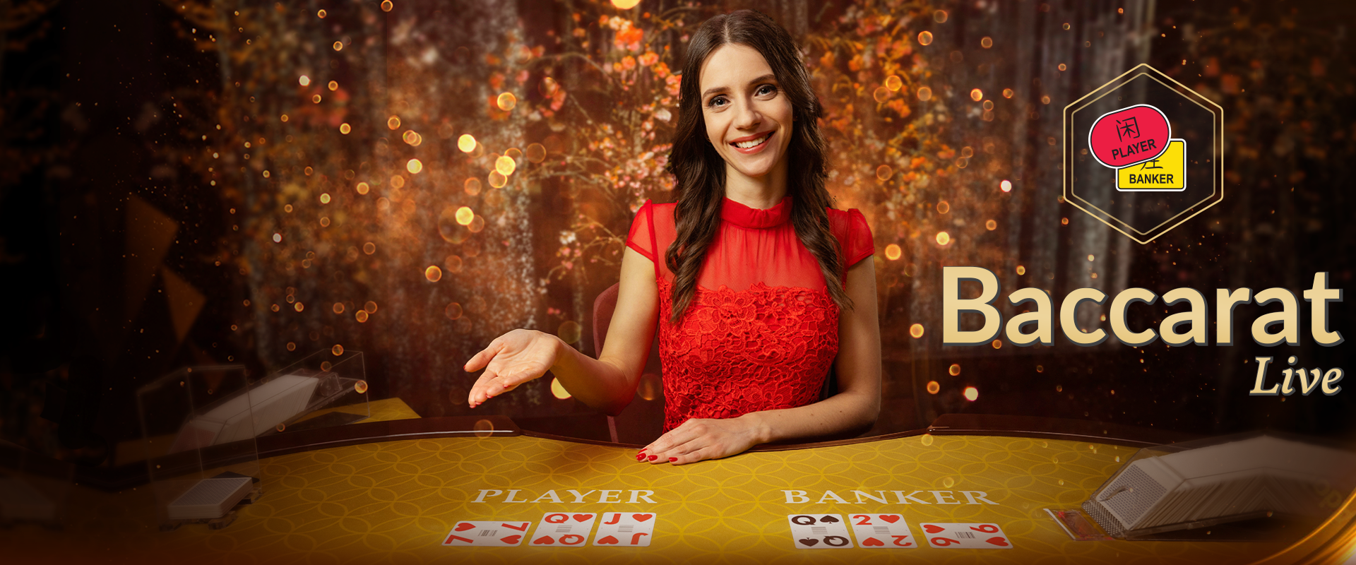 The Live Casino Game Baccarat from Evolution