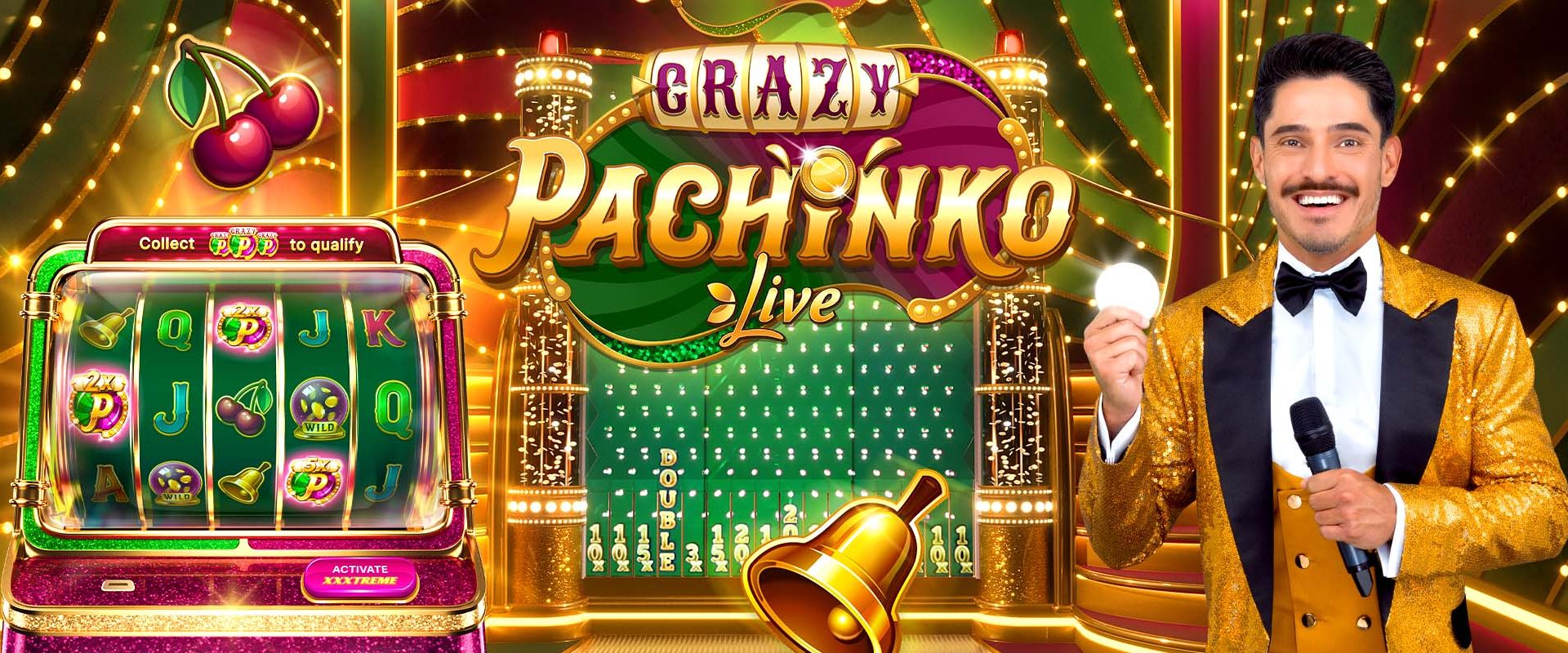 The Live Casino Game Crazy Pachinko from Evolution