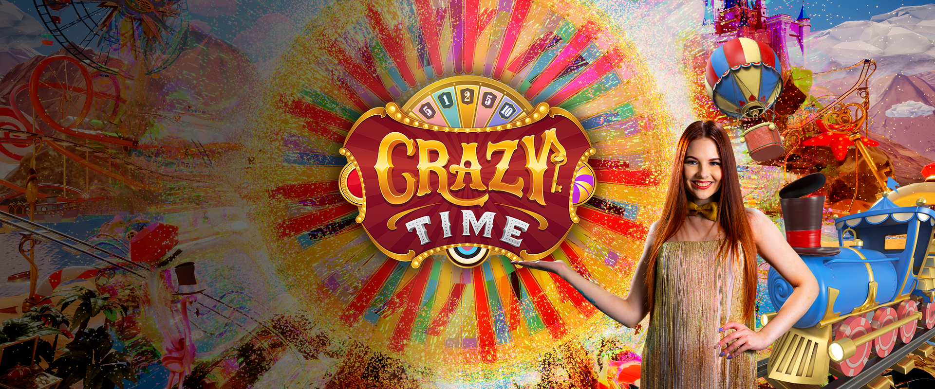 The Live Casino Game Crazy Time from Evolution