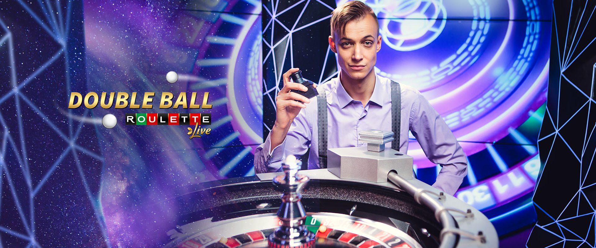 The Live Casino Game Double Ball Roulette from Evolution