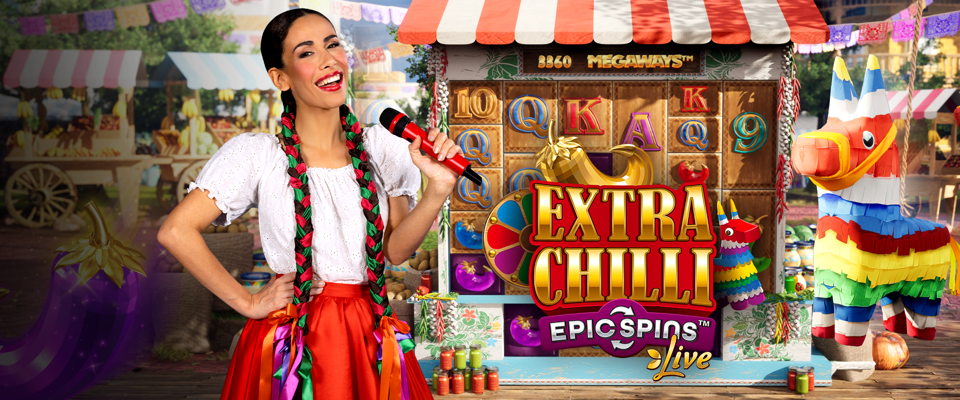 The Live Casino Game Extra Chilli Epic Spins™ from Evolution