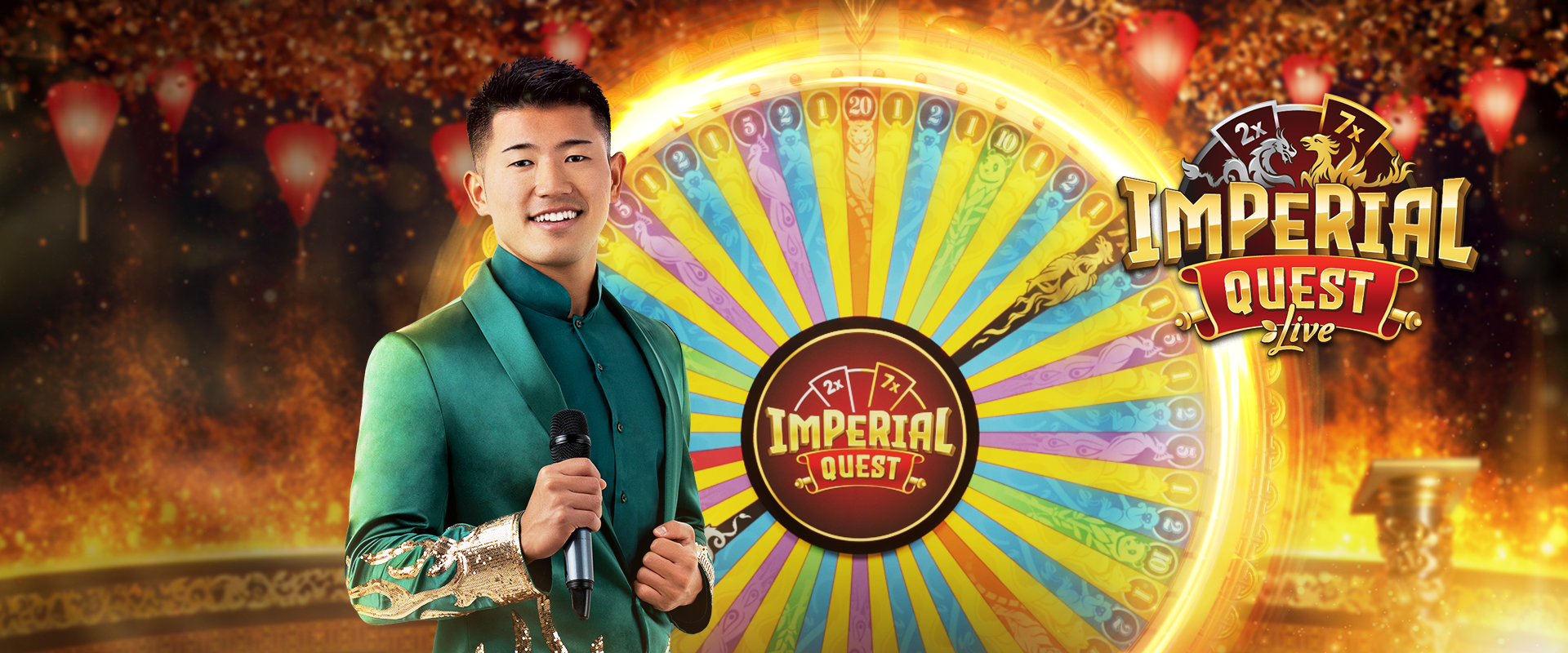 The Live Casino Game Imperial Quest from Evolution