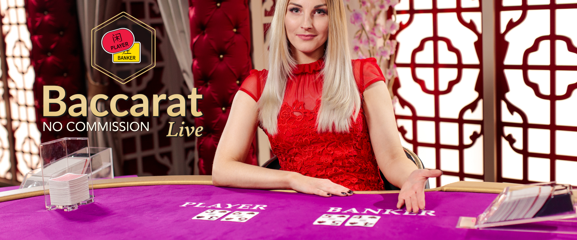 The Live Casino Game No Commission Baccarat from Evolution