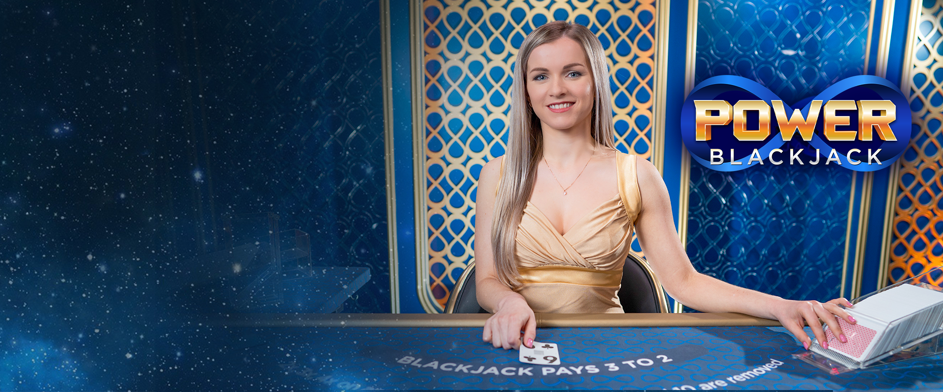The Live Casino Game Power Blackjack from Evolution