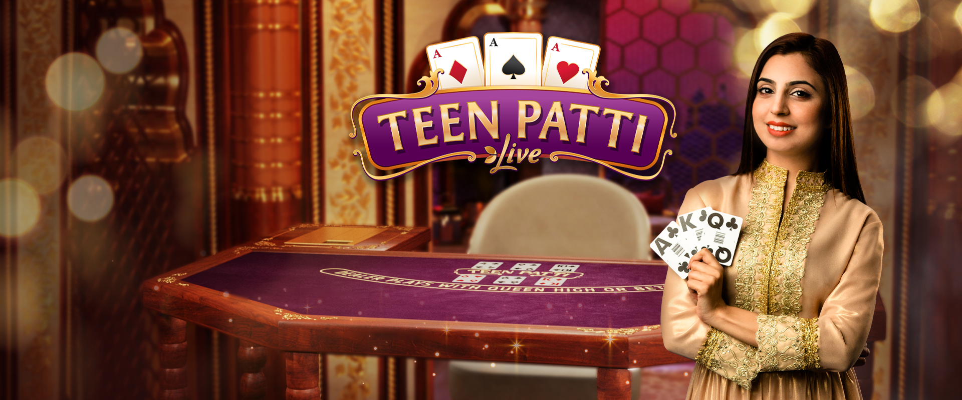 The Live Casino Game Teen Patti from Evolution