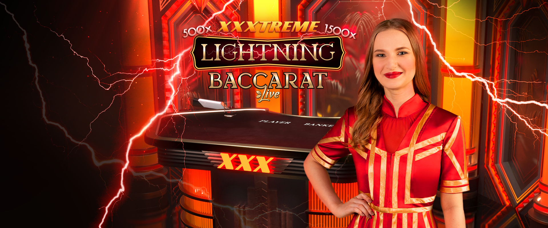 The Live Casino Game XXXtreme Lightning Baccarat from Evolution